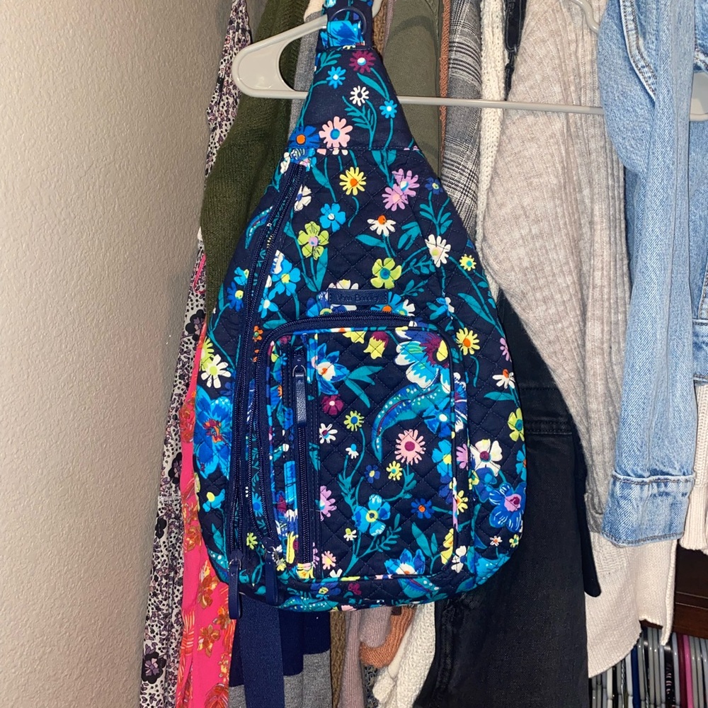 Vera Bradley back pack/sling bag